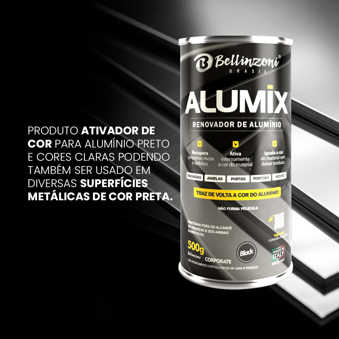 Renovador de Alumínio Alumix Bellinzoni 500g – Black