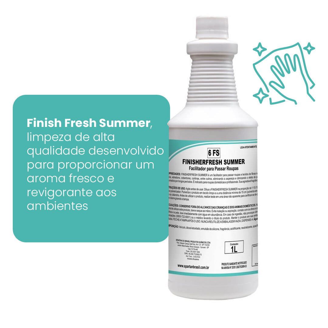 Finisherfresh Summer Spartan – Facilitador para Passar Roupas 1L