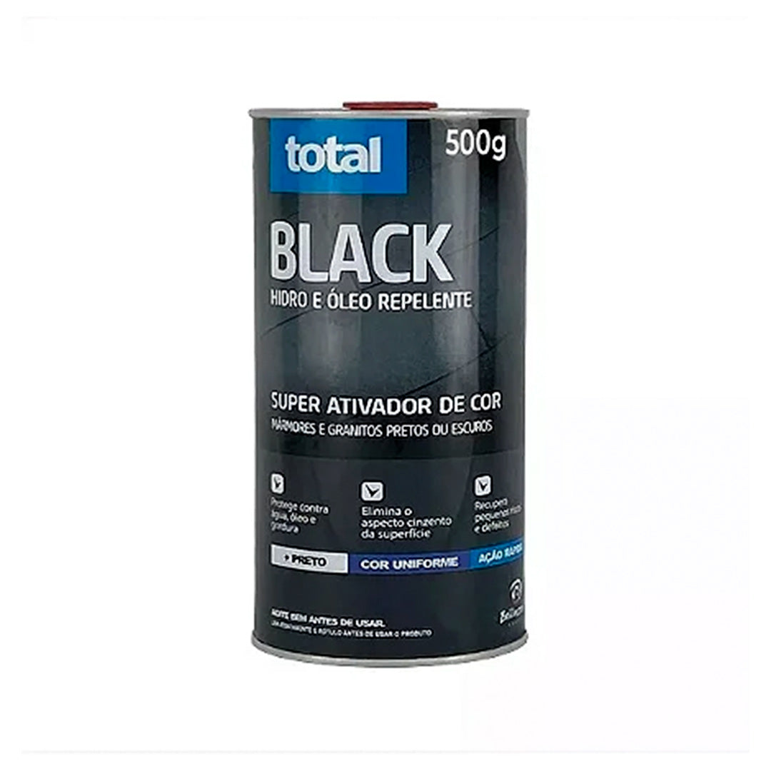 Total Black Hidro Óleo - Mármore e Granitos - Super ativador de cor 500g